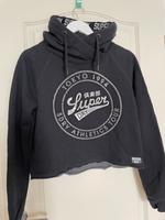 Superdry Pullover Hoodie schwarz Gr:38 Thüringen - Straußfurt Vorschau