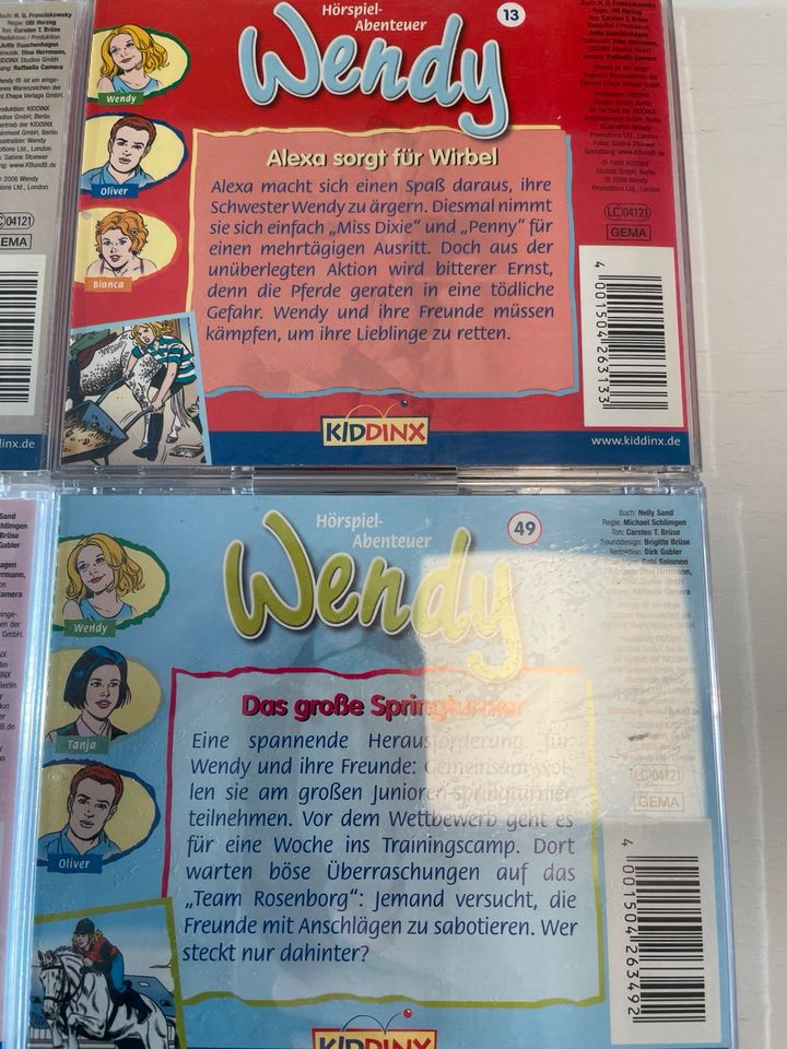 5 Wendy CDs, Pferde Hörspiel, Kinder Hörspiel in Willich