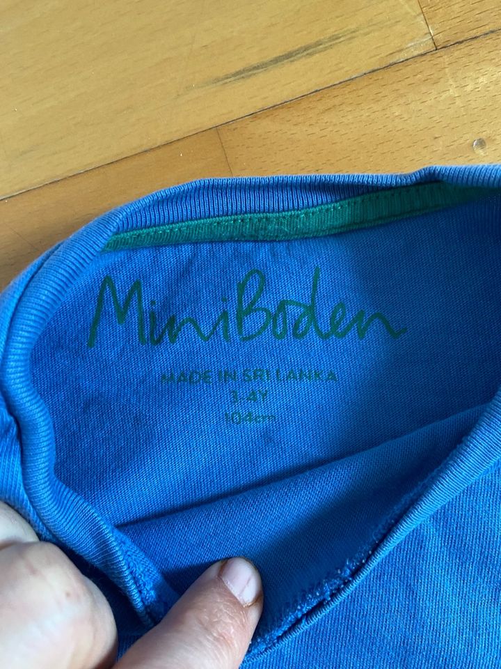 Cooles Info Boden Langarmshirt 104 in Mosbach