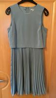 H&M Cocktailkleid Plisseekleid Mintgrün Leipzig - Connewitz Vorschau