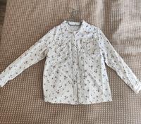 Damen Bluse mit Blumenmuster, weiß/lila, kaum getragen Hessen - Fulda Vorschau