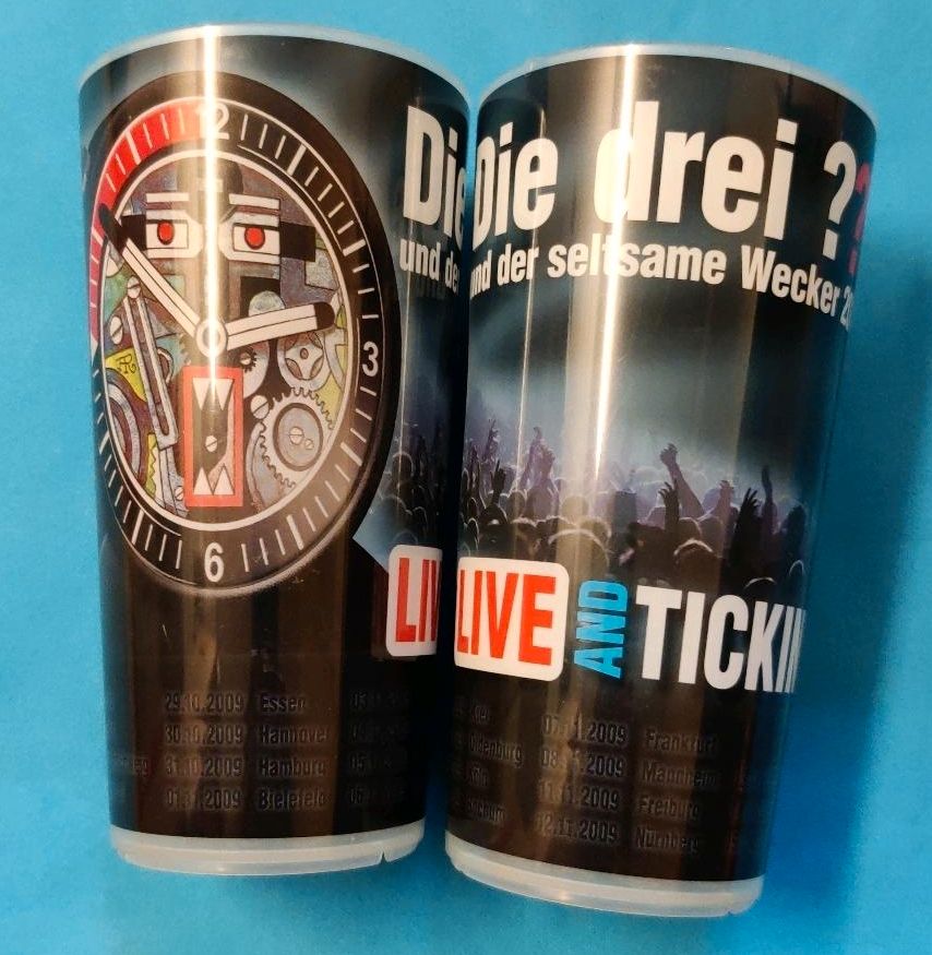 2 Die drei ??? Fragezeichen Becher Fanbecher Sammelbecher in Kall