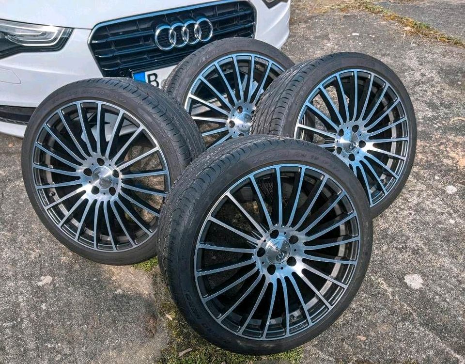 Sommerräder Alu 245/35 ZR19 8,5 x 19 5x112 Audi Mercedes Wie NEU in Cottbus