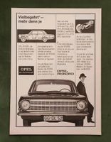 Opel Rekord Werbung 1963 Niedersachsen - Danndorf Vorschau