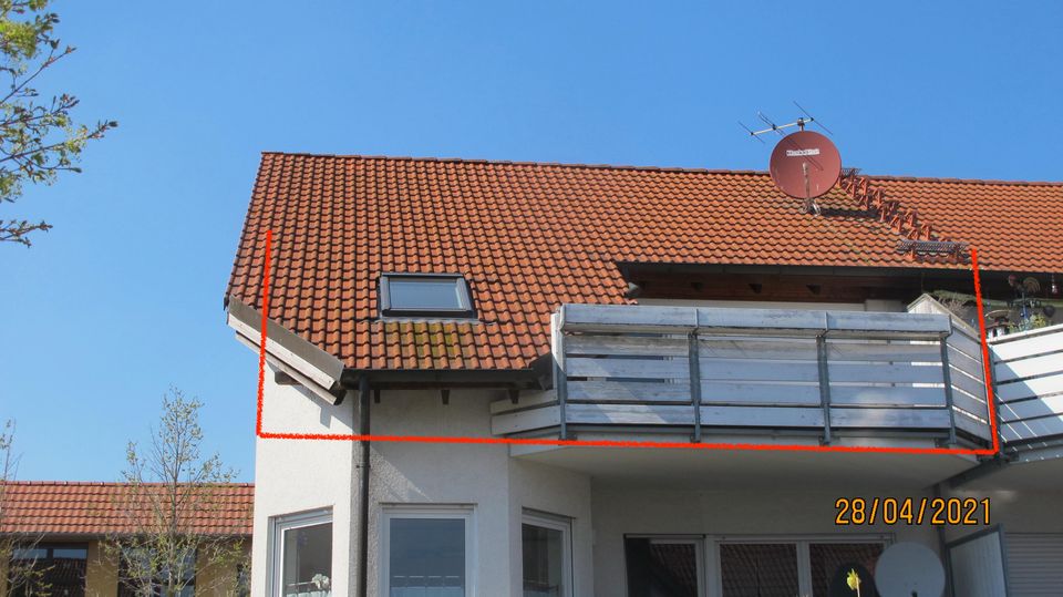 Sonnige Dachgeschoss-Wohnung/2-Zimmer-frei ab 01.08.2024 in Otterwisch