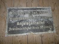 Original altes DDR Schild MDI Stasi Amtsschild Strasburg Sachsen - Roßwein Vorschau
