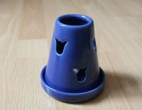 Blauer Teelichthalter - Schale & Topf - Teelichtbecher unbenutzt Köln - Riehl Vorschau