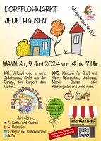 Dorfflohmarkt Jedelhausen am 09.Juni 2024 von 14 bis 17Uhr Bayern - Neu Ulm Vorschau