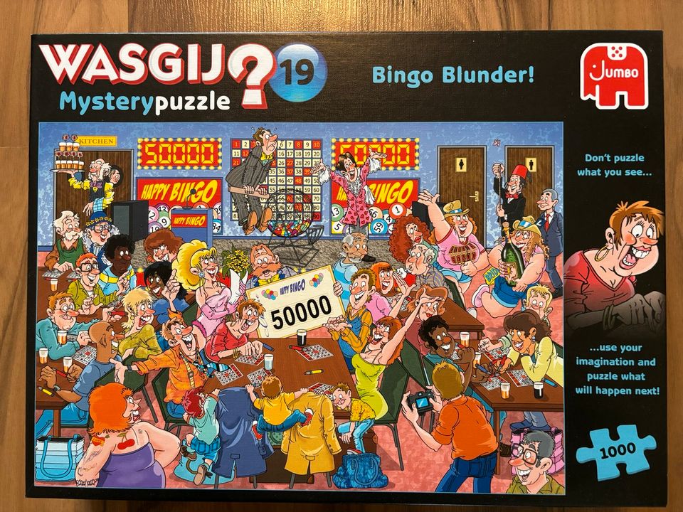 Wasgij Puzzle Mystery 19 - Bingo Blunder - Jumbo 1000 Teile in Karlsruhe