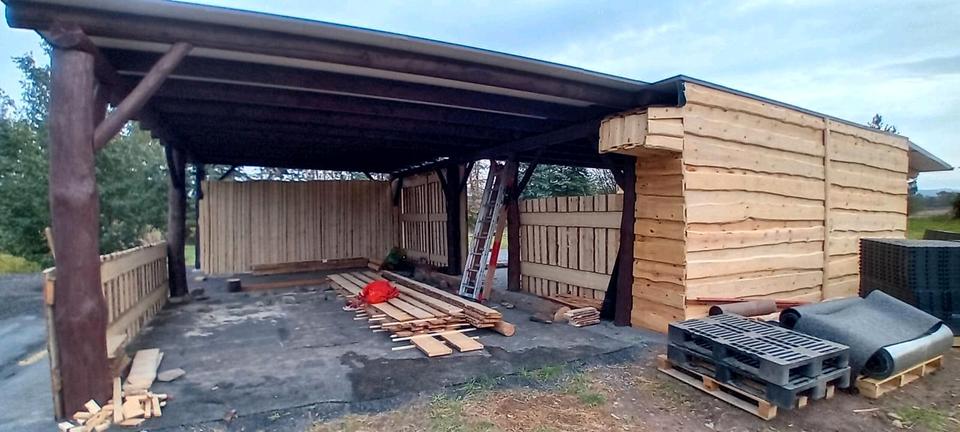 Pferdestahl Pferdehaus Terrassenüberdachung Carport Unterstand in Berlin