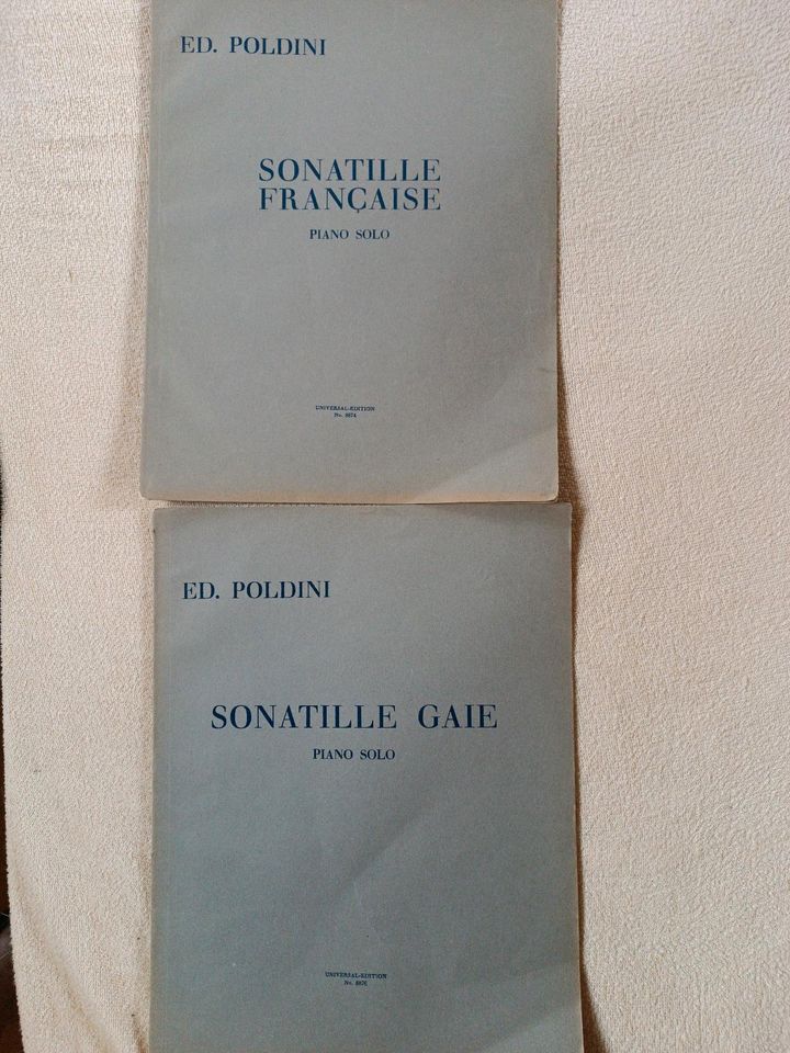 ED. POLDINI.  Sonatille Francaise  Sonatille Gaie in Eiterfeld