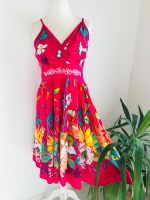 Hippie vintage Kleid Ibiza Blumen Sommerkleid pink 40 Hessen - Pohlheim Vorschau