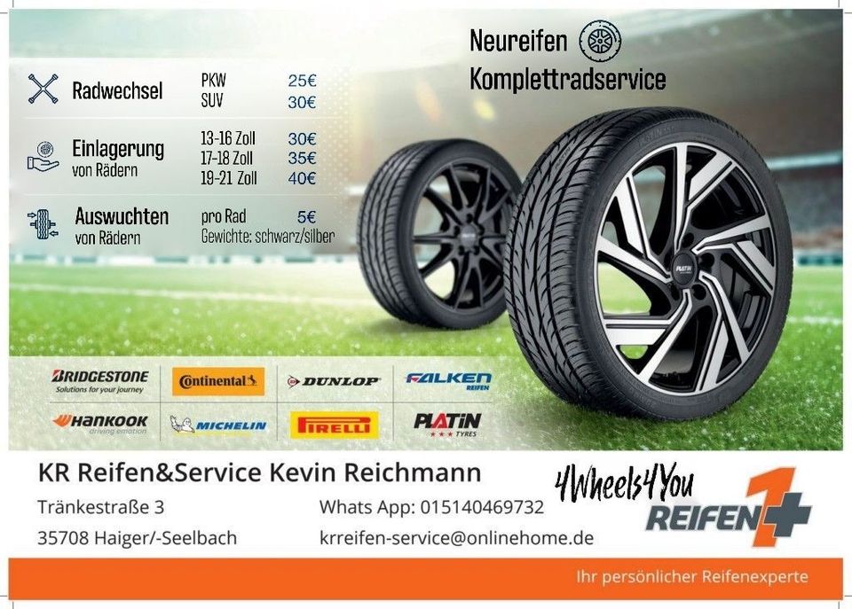 205 55 R16 91T Kumho 4x Winterreifen inklusive Versand in Haiger