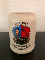 Bierkrug 1000 Jahre Ebernannstadt - 981-1981 Bayern - Uttenreuth Vorschau