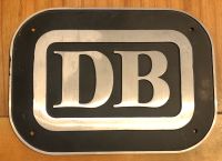 Schild Logo Deutsche Bundesbahn alter DB Keks in schwarz München - Schwabing-Freimann Vorschau