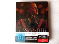 V For Vendetta - Steelbook - 4K Ultra HD + Blu-ray - Neu + OVP Nordrhein-Westfalen - Alsdorf Vorschau