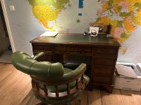 Cheesterfield Vintage Schreibtisch mit Stuhl Nordrhein-Westfalen - Würselen Vorschau