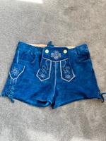 blaue Lederhosen aus Wildleder Schleswig-Holstein - Flensburg Vorschau