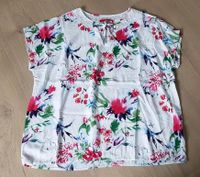 S.Oliver Damen Sommer Shirt Größe 42 Festlich Weiß Motiv Blumen Baden-Württemberg - Mietingen Vorschau