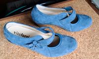 Pumps blau Velurleder Gr. 38 NEU Hessen - Fürth Vorschau