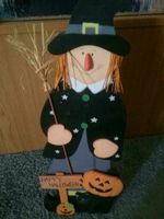 Halloween Deko Figur Holz 60 cm hoch Mecklenburg-Vorpommern - Neubrandenburg Vorschau