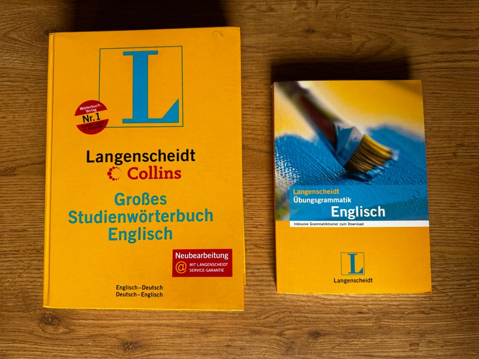 Englisch, Studienwörterbuch und Übungsgrammatik von Langenscheidt in Norderstapel