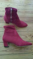 H&M Stiefelette Stiefel Bootie rot Wildleder Optik 41 NEU Schleswig-Holstein - Großhansdorf Vorschau