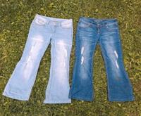 2 Damen Jeanshosen Kurzgröße Bootcut Flared Gr.42 Bonprix Hessen - Baunatal Vorschau