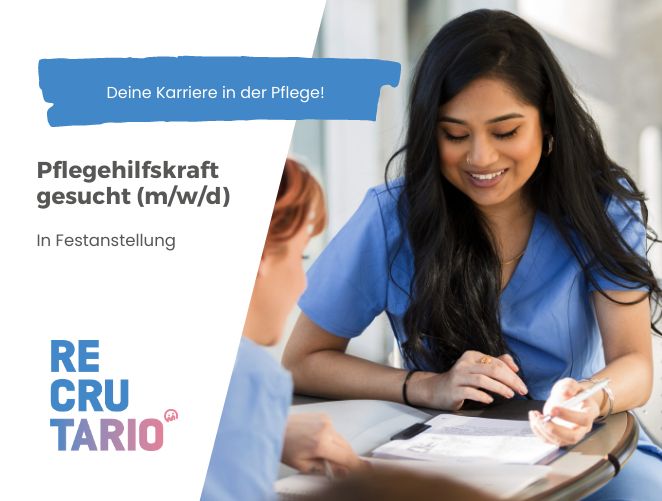Jobangebot für Pflegehilfskraft (m/w/d) auf www.recrutario.de in Beimerstetten