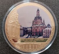 Münze FRAUENKIRCHE DRESDEN 70mm vergoldet WINTER Friedrichshain-Kreuzberg - Friedrichshain Vorschau