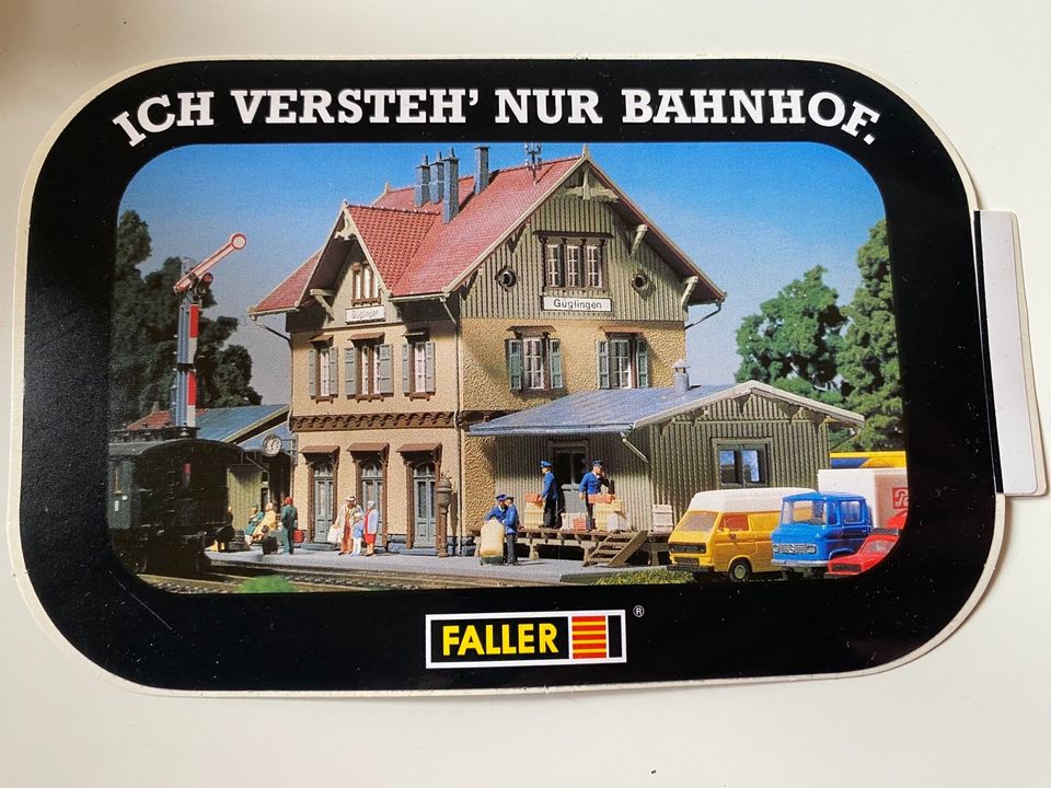 Original Vintage 80er Jahre Faller Eisenbahn Sticker - Aufkleber in Köln