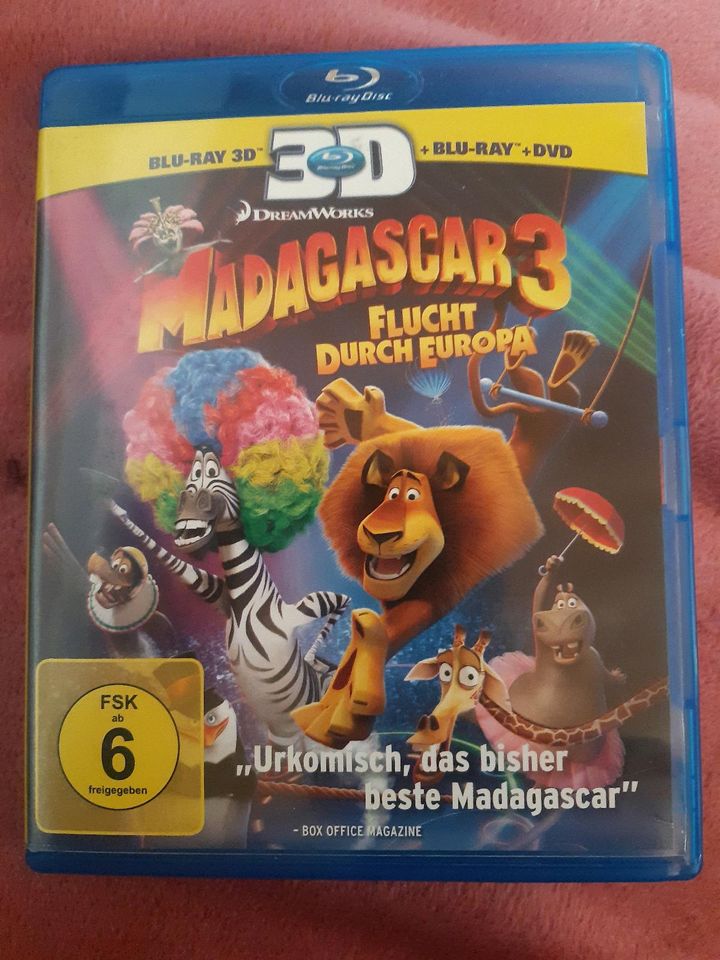 Bluray und DVD - Madagascar 3 - Flucht durch Europa in Lüdinghausen