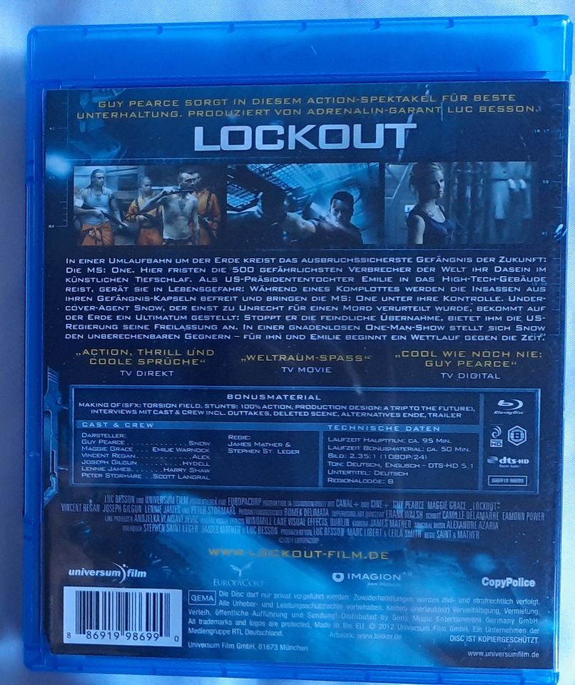 LOCKOUT - BLU-RAY BLURAY BLUERAY in Schöningen