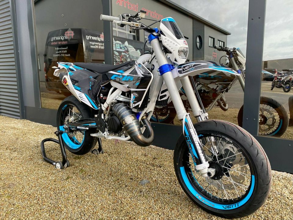 Vent 125 2-Takt Supermoto SM EXC A1 12 PS, ex HM Moto FP-Spezial in Wiesau