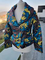 Féraud Gr. 38, Blazer Jacke petrol gelb braun Baden-Württemberg - Wertheim Vorschau