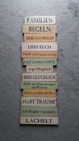 Großes Schild mit Familienregeln 116cmx 40 cm Wand Deko Bild Brandenburg - Zossen Vorschau