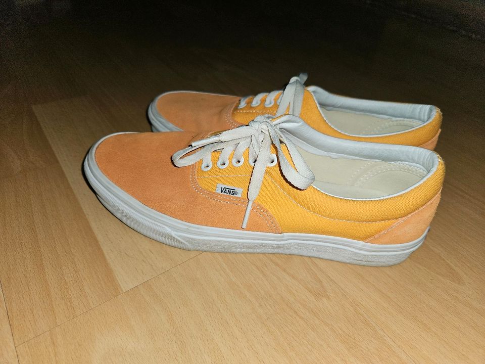 Vans Orange 2-farbig mit Leder in Neuss