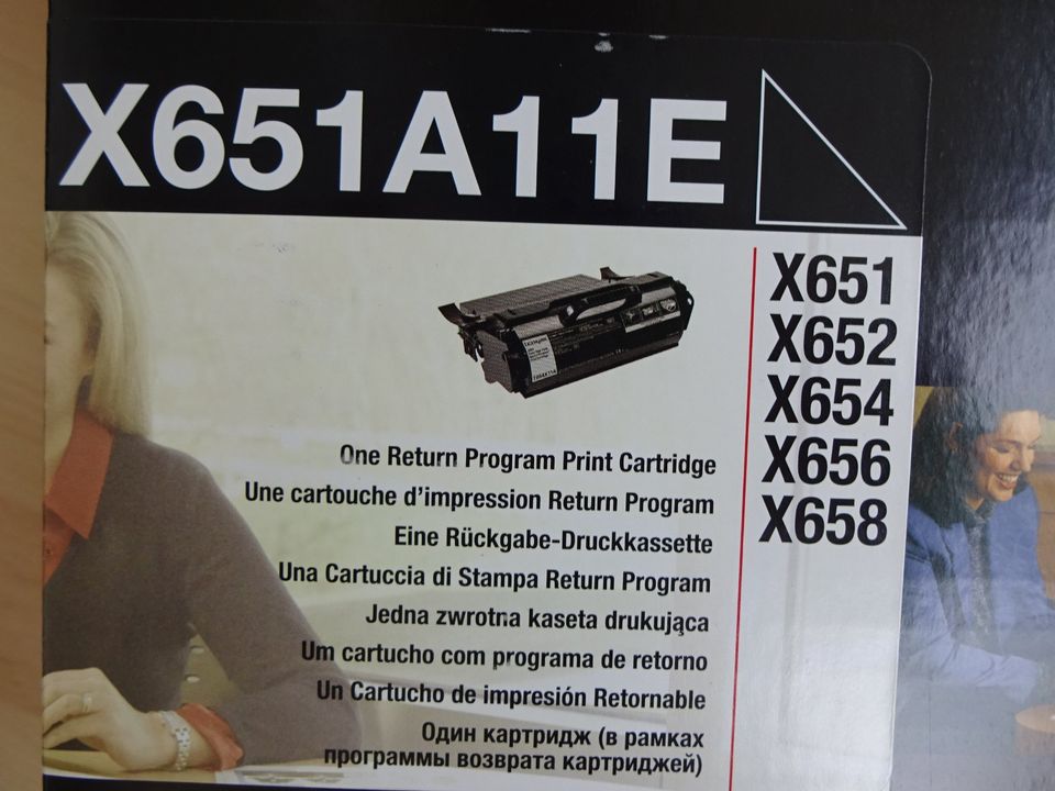 Original Lexmark Toner Black X651A11E schwarz in Rheinstetten