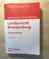 Landesrecht Brandenburg, 27. Auflage (aktuelle Auflage) Brandenburg - Frankfurt (Oder) Vorschau
