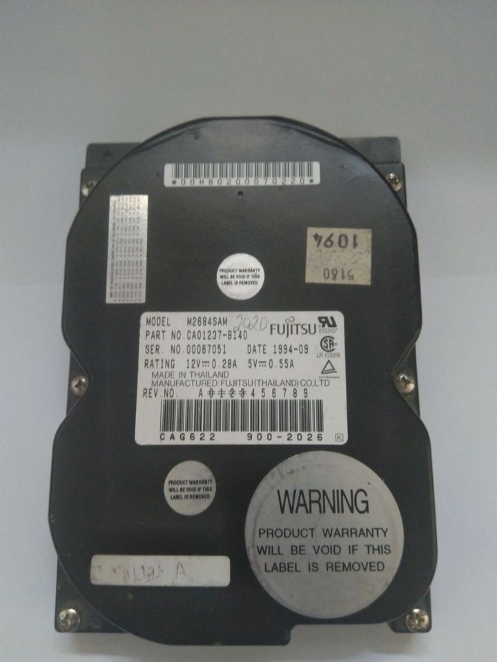 Festplatte 540 MB M2684SAM Fulitsu gesucht in Neetze