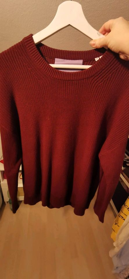 JJXX neuer Pullover Burgunder rot Xl NP40€ in Kleinostheim