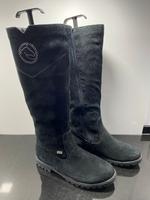 Remonte Hochschaftstiefel Wildleder schwarz Gr. 39 Nordrhein-Westfalen - Meerbusch Vorschau