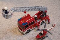 Playmobil Feuerwehrwagen (Drehleiter)+Feuerwehrhubschrauber Niedersachsen - Rötgesbüttel Vorschau