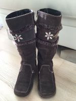 Leder Winterstiefel Gr.36 mit Stickerei. Nordrhein-Westfalen - Lüdenscheid Vorschau