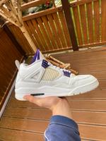 wie neu ✅Air Jordan 4 metallic purple 43. mit Echtheitszertifikat Sachsen - Reinhardtsgrimma Vorschau