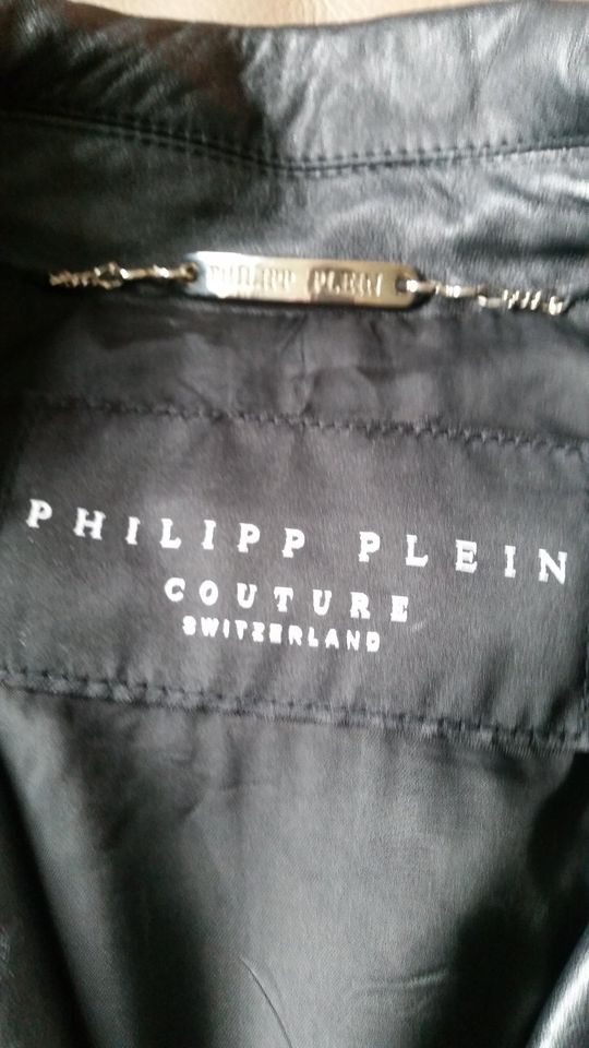 Philipp Plein ECHT-Lederjacke -außergewöhnlich tolle Details sw in Bremen