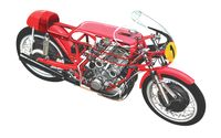 MV AGUSTA 500 Three Tre 3 Schnittbild Kunstdruck Poster 106x71cm Niedersachsen - Bröckel Vorschau