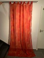 4 Stück Vorhänge / Gardinen mit Schlaufen 230 x 140 cm rot/gold Bayern - Rettenbach Vorschau