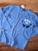 ✔️Next ✔️ Langarmshirt Monster Hellblau ✔️ 5-6 Jahre 116 Nordrhein-Westfalen - Eitorf Vorschau