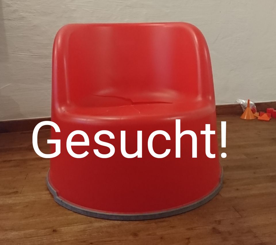 Ikea KIMME Plastik Sessel Rot GESUCHT in Weisenheim am Berg